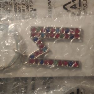 Initial M key chain